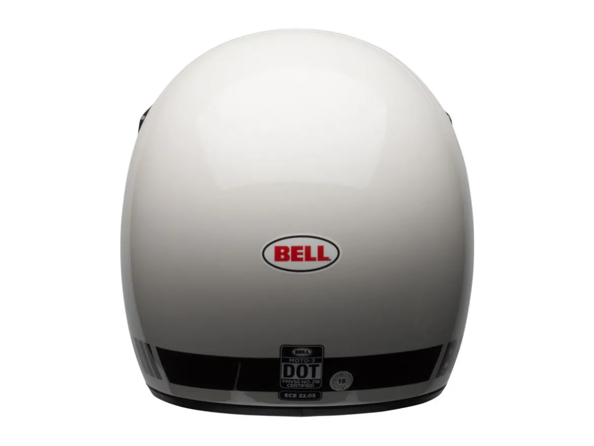 CASCO TOURING BELL MOTO-3 CLASSIC BIANCO LUCIDO
