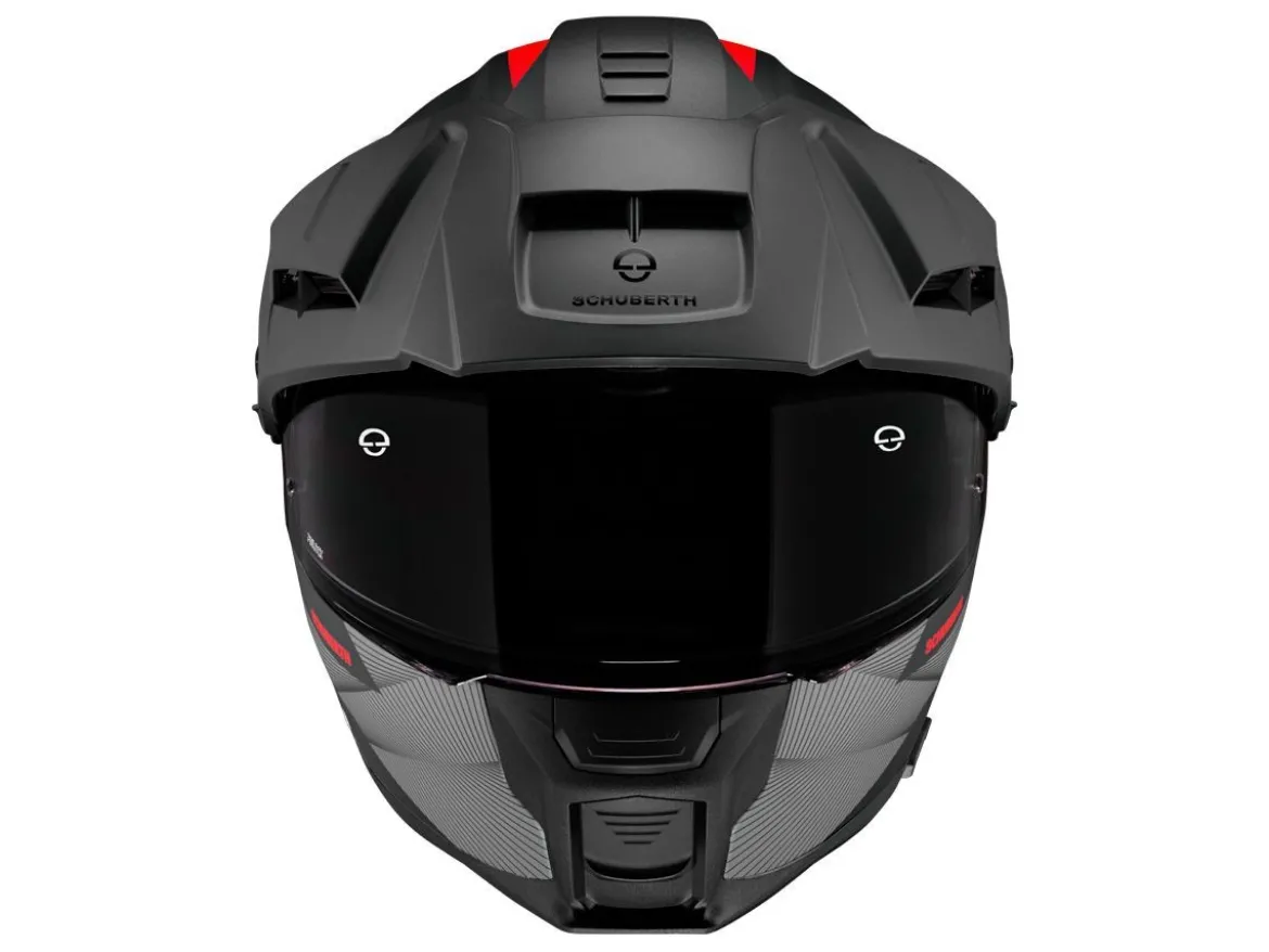 CASCO TOURING SCHUBERTH E2 DEFENDER RED