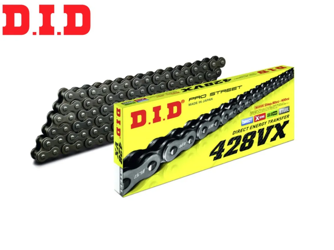 CATENA APERTA DID X-RING 428VX DA 136 MAGLIE CON CLIP CHIUSURA