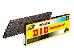 CATENA DID ACCIAIO PASSO 428 MODELLO NZ 122 MAGLIE APERTA CLIP CHIUSURA