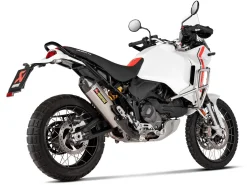 COLLETTORE ACCIAIO INOX OPZIONALE AKRAPOVIC DUCATI DESERT X 2022-2024