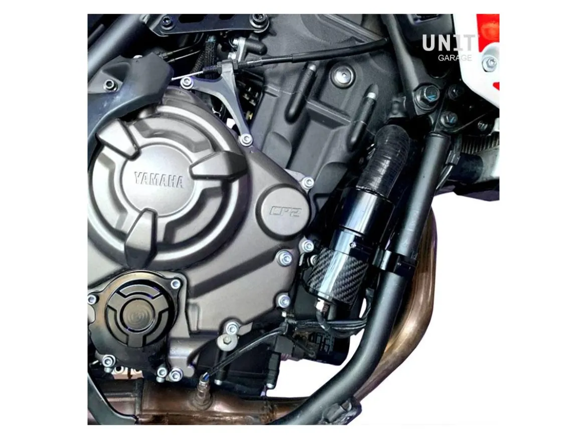COOLING KIT2 COMPLETO POMPA ELETTRICA + COPERCHIO ESCLUSIONE UNIT GARAGE YAMAHA TENERE 700 / WORLD RAID