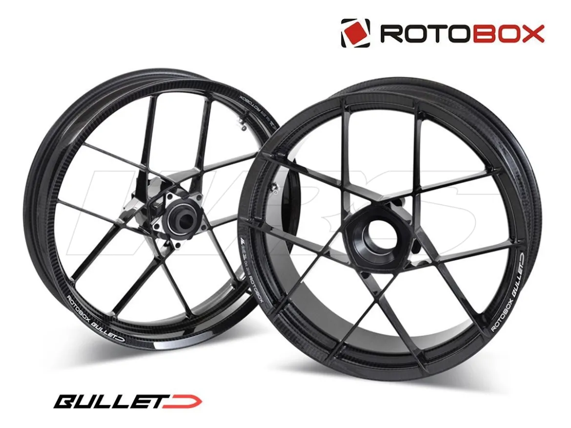 COPPIA CERCHI CARBONIO ROTOBOX BULLET BMW R NINE T 2013-2017