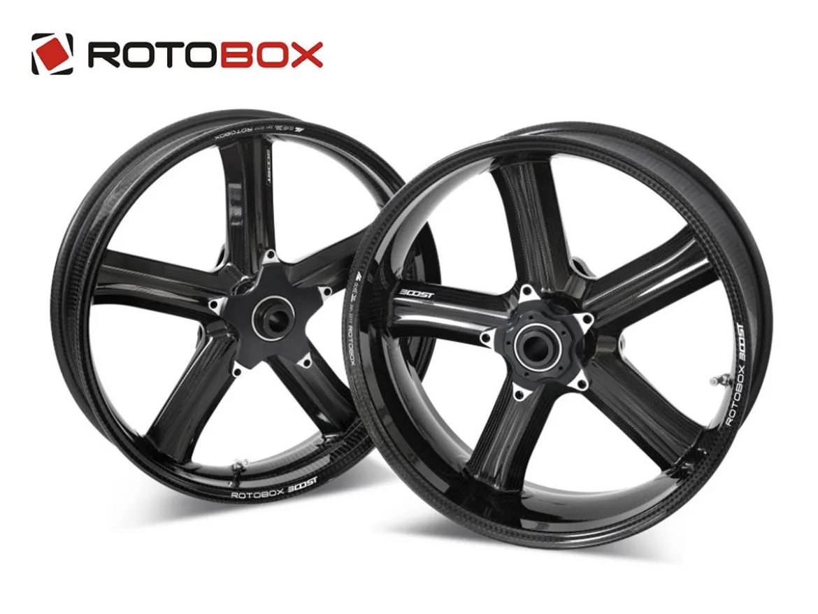 COPPIA CERCHI CARBONIO ROTOBOX BOOST BIBRACCIO SUZUKI GSX R 1000 / R 2017-2023
