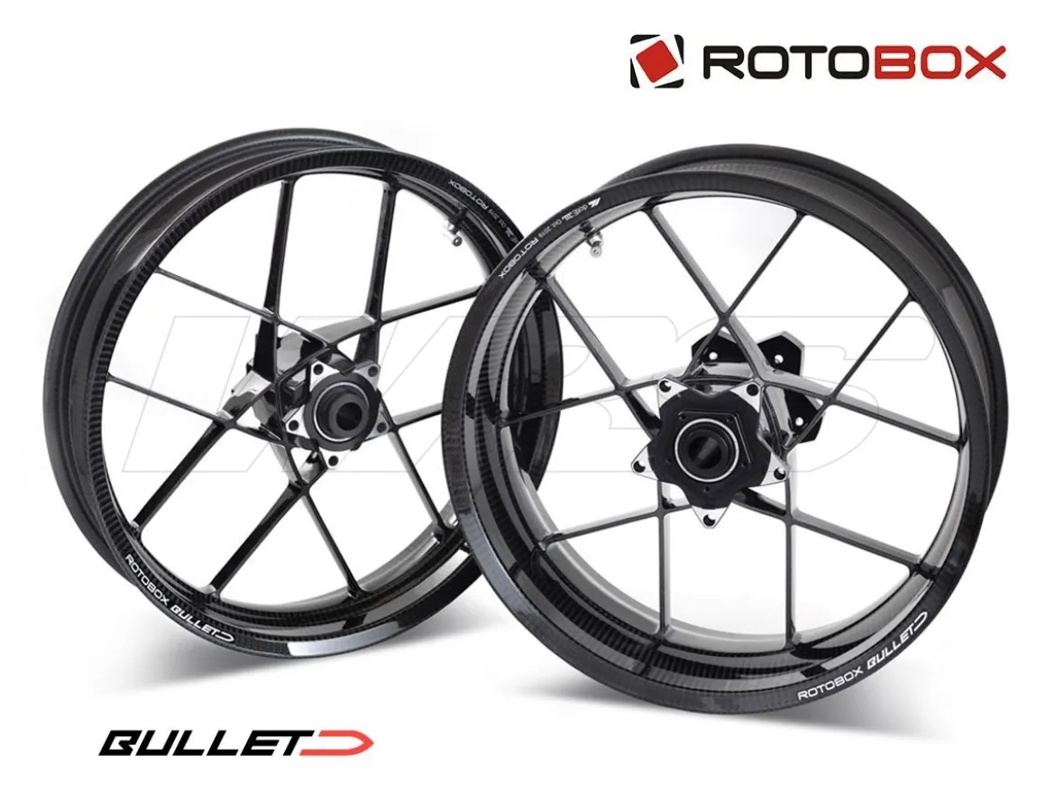 COPPIA CERCHI CARBONIO ROTOBOX BULLET DUCATI PANIGALE V4 / S 2025-2026