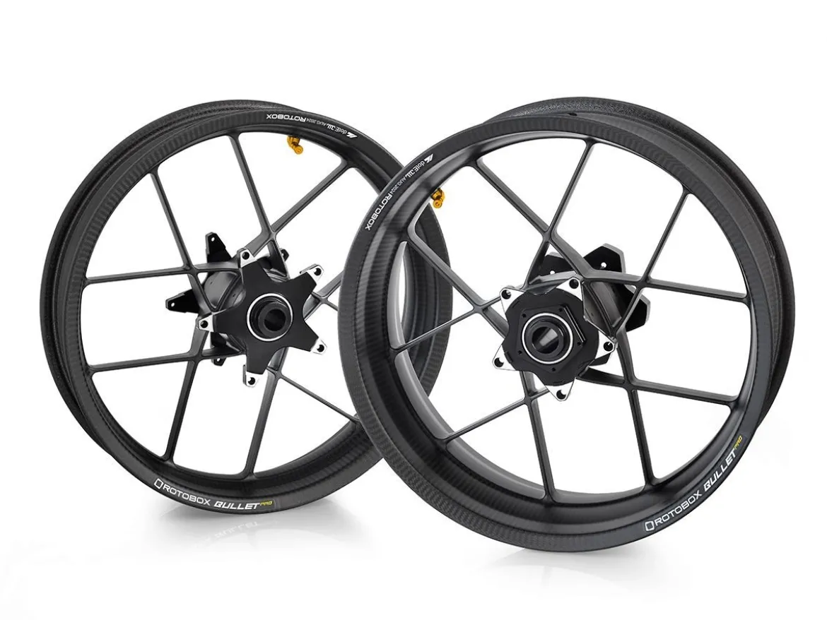 COPPIA CERCHI CARBONIO ROTOBOX BULLET PRO DUCATI MONSTER 821