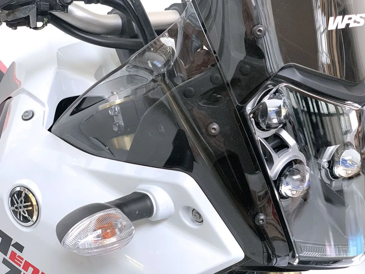 COPPIA DEFLETTORI MAGGIORATI WRS TRASPARENTE YAMAHA TENERE 700 2019-2024