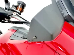 COPPIA DEFLETTORI MAGGIORATI NERO OPACO WRS DUCATI MULTISTRADA V2 / S 2025-2026