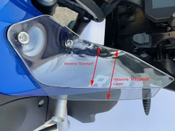 COPPIA DEFLETTORI MAGGIORATI WRS FUME BMW R 1200 GS ADVENTURE 2013-2018