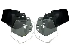 COPPIA DEFLETTORI MAGGIORATI WRS TRASPARENTI BMW R 1250 GS ADVENTURE 2018-2023