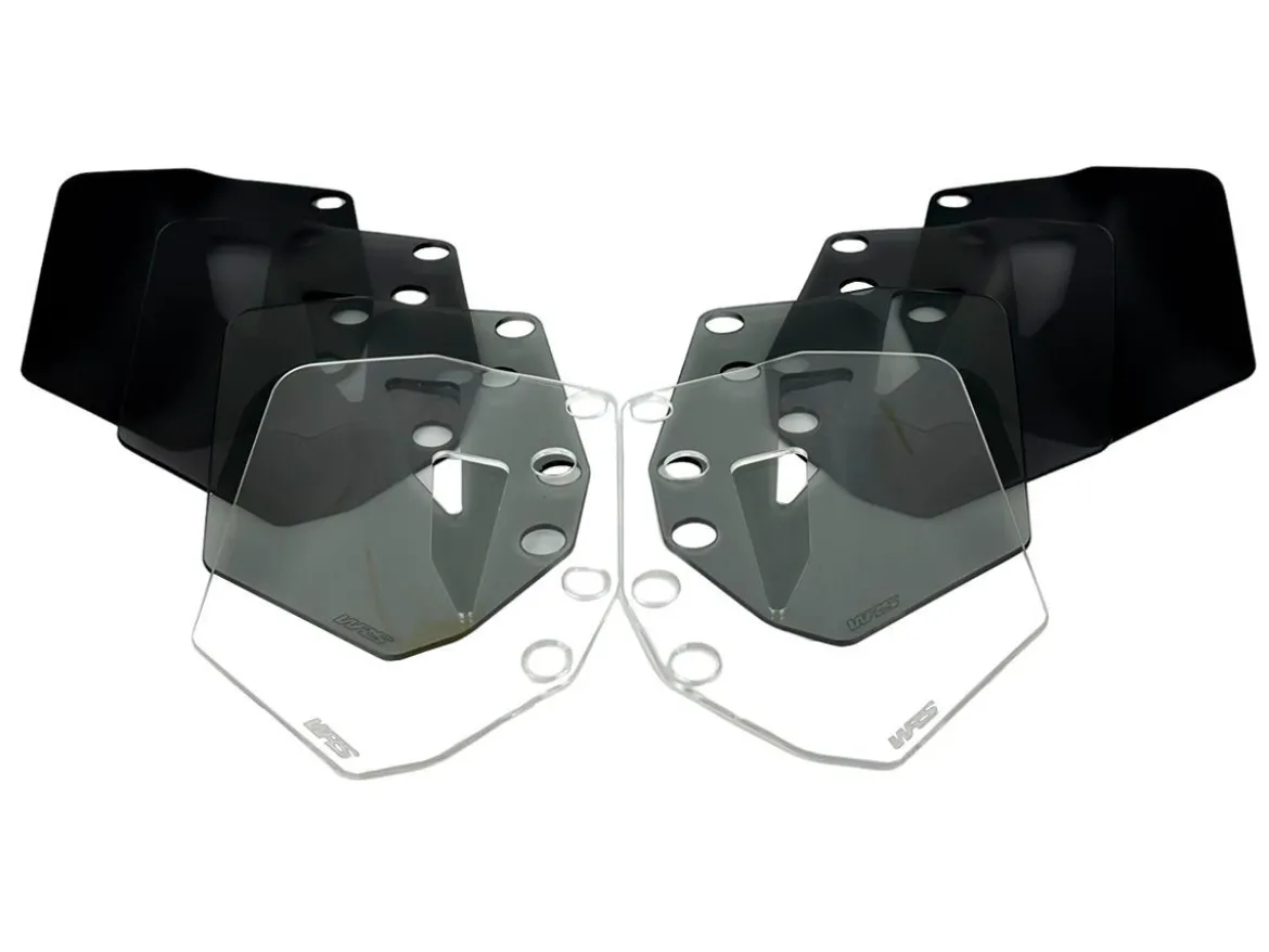 COPPIA DEFLETTORI MAGGIORATI WRS TRASPARENTI BMW R 1250 GS ADVENTURE 2018-2023