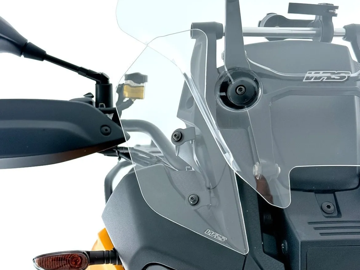 COPPIA DEFLETTORI TRASPARENTI WRS MOTO GUZZI STELVIO 2024-2026