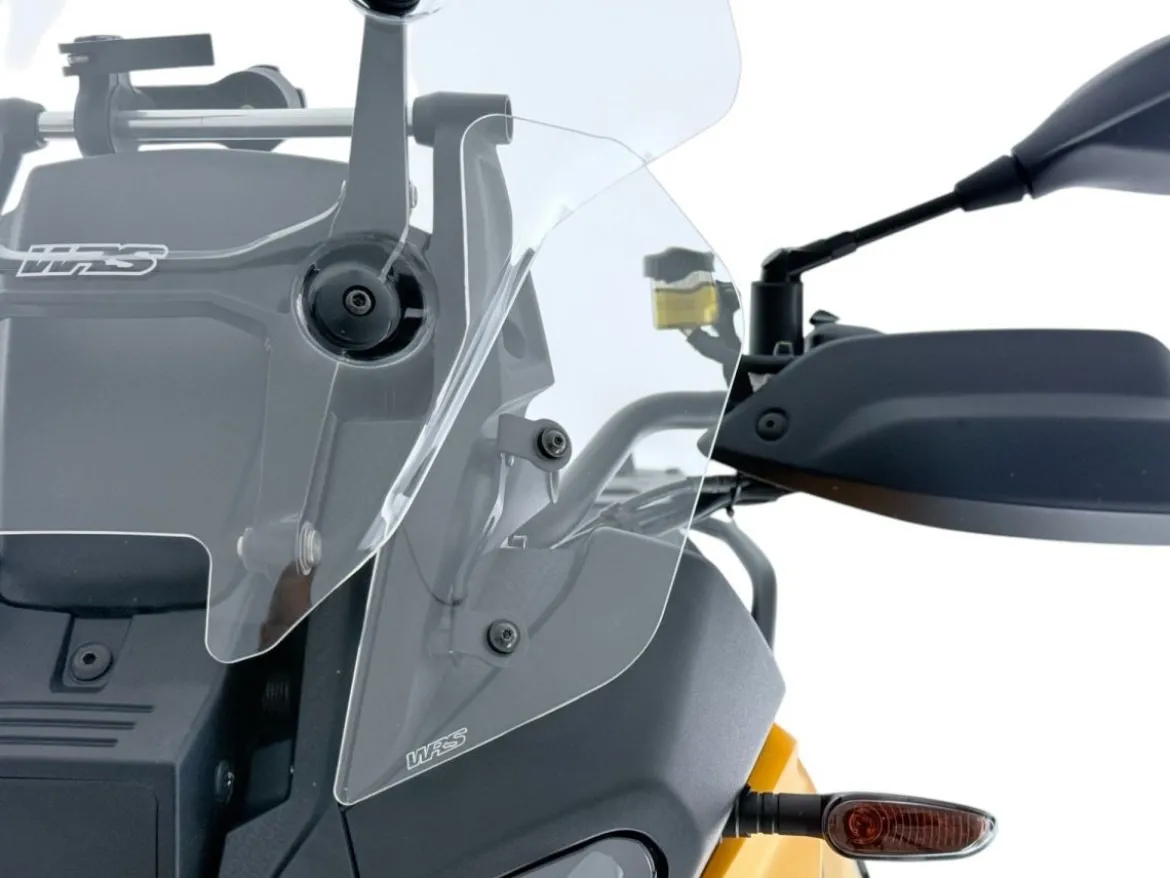 COPPIA DEFLETTORI TRASPARENTI WRS MOTO GUZZI STELVIO 2024-2026