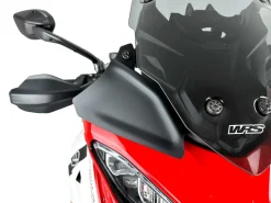 COPPIA DEFLETTORI WRS NERO OPACO DUCATI MULTISTRADA V4 PIKES PEAK 2022-2026 NUOVO