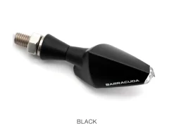 COPPIA INDICATORI MINIVIPER LED NERE BARRACUDA UNIVERSALI