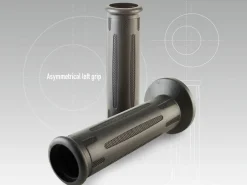 COPPIA MANOPOLE APERTE NERE DOMINO BMW STYLE NO GHIERA