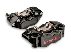 COPPIA PINZE FRENO RADIALI BREMBO RACING CNC GP4-RB 100MM NERE