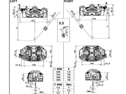 COPPIA PINZE FRENO RADIALI GP4-RS BREMBO RACING MONOBLOCCO 108MM