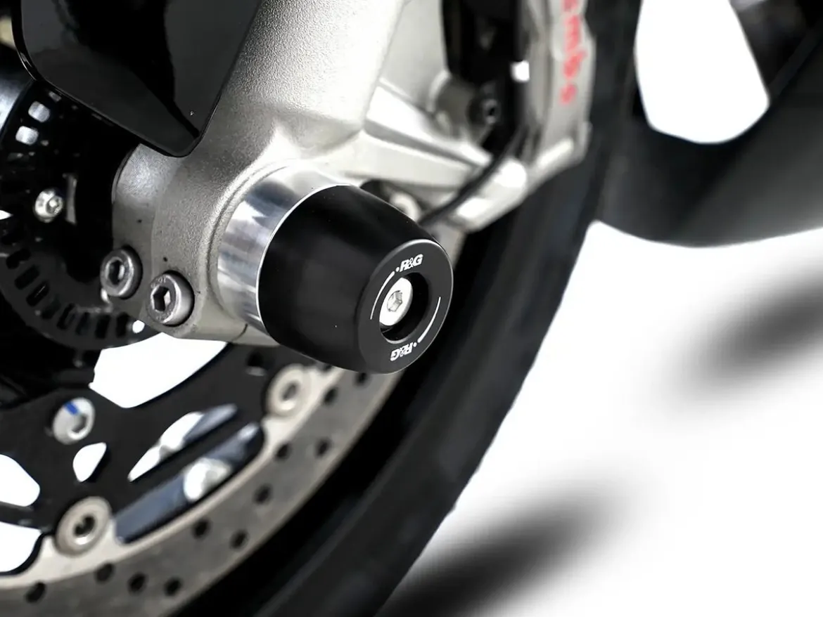COPPIA PROTEZIONI PERNO FORCELLA ANTERIORE R&G YAMAHA YZF-R9 2025