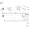 COPPIA SEMIMANUBRI GP-LIGHT2 55MM NERO GILLES TOOLING BMW S 1000 RR 2019-2025