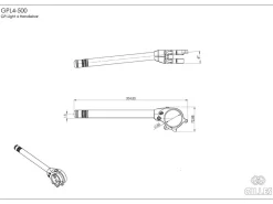 COPPIA SEMIMANUBRI GP-LIGHT 4 NERO GILLES TOOLING KAWASAKI NINJA ZX-6R 636 2023-2025