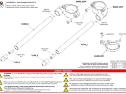 COPPIA SEMIMANUBRI 53MM BONAMICI RACING DUCATI PANIGALE V4 / S 2025