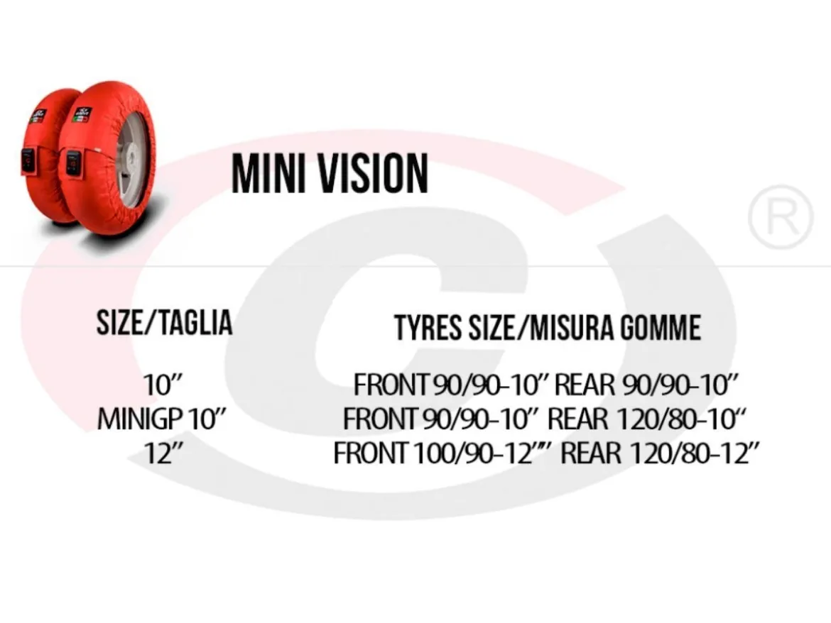 COPPIA TERMOCOPERTE CAPIT MOTO MINI VISION