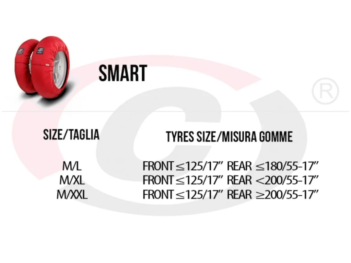 COPPIA TERMOCOPERTE CAPIT MOTO SMART SPINA