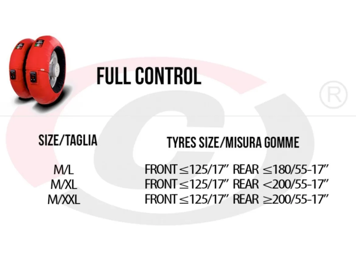 COPPIA TERMOCOPERTE MOTO CAPIT PROFESSIONALI FULL CONTROL VISION