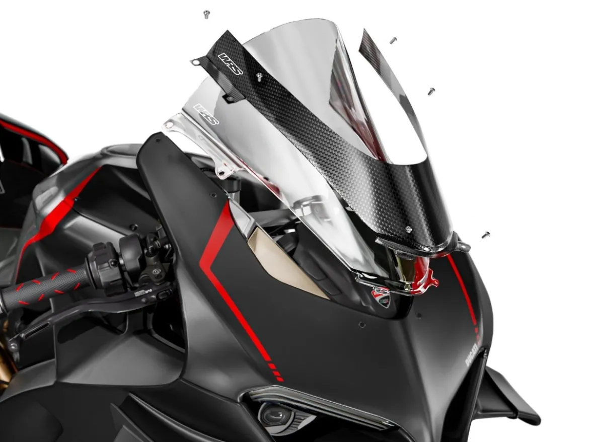 COVER CUPOLINO CARBONSKIN CARBONIO PLAIN LUCIDO WRS DUCATI PANIGALE V4 / S / R 2020-2024