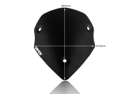 CUPOLINO SPORT NERO OPACO WRS DUCATI MULTISTRADA 1200 / S 2015-2019