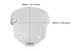 CUPOLINO WRS SPORT TRASPARENTE TRIUMPH TIGER 850 / 900 / GT / PRO 2020-2026