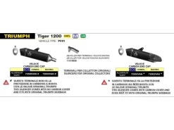 DB KILLER ARROW PER TERMINALE VELOCE DIAMETRO 38 DUCATI MULTISTRADA V4 2021-2024