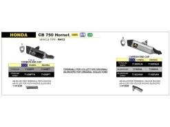 DB KILLER ARROW PER TERMINALE VELOCE DIAMETRO 38 HONDA CB 750 HORNET 2023-2024