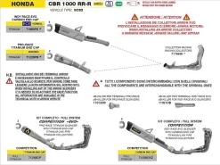 DB KILLER ARROW PER TERMINALE INDY RACE EVO HONDA CBR 1000 RR-R 2024-2026