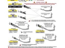 DB KILLER PER TERMINALI PISTA Ø42 ARROW BMW M 1000 RR 2025-2026