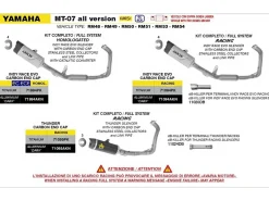 DB KILLER THUNDER ARROW YAMAHA MT-07 2025