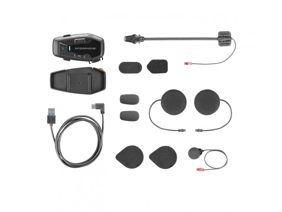 DOPPIO AURICOLARE BLUETOOTH UCOM7R DA CASCO INTERPHONE