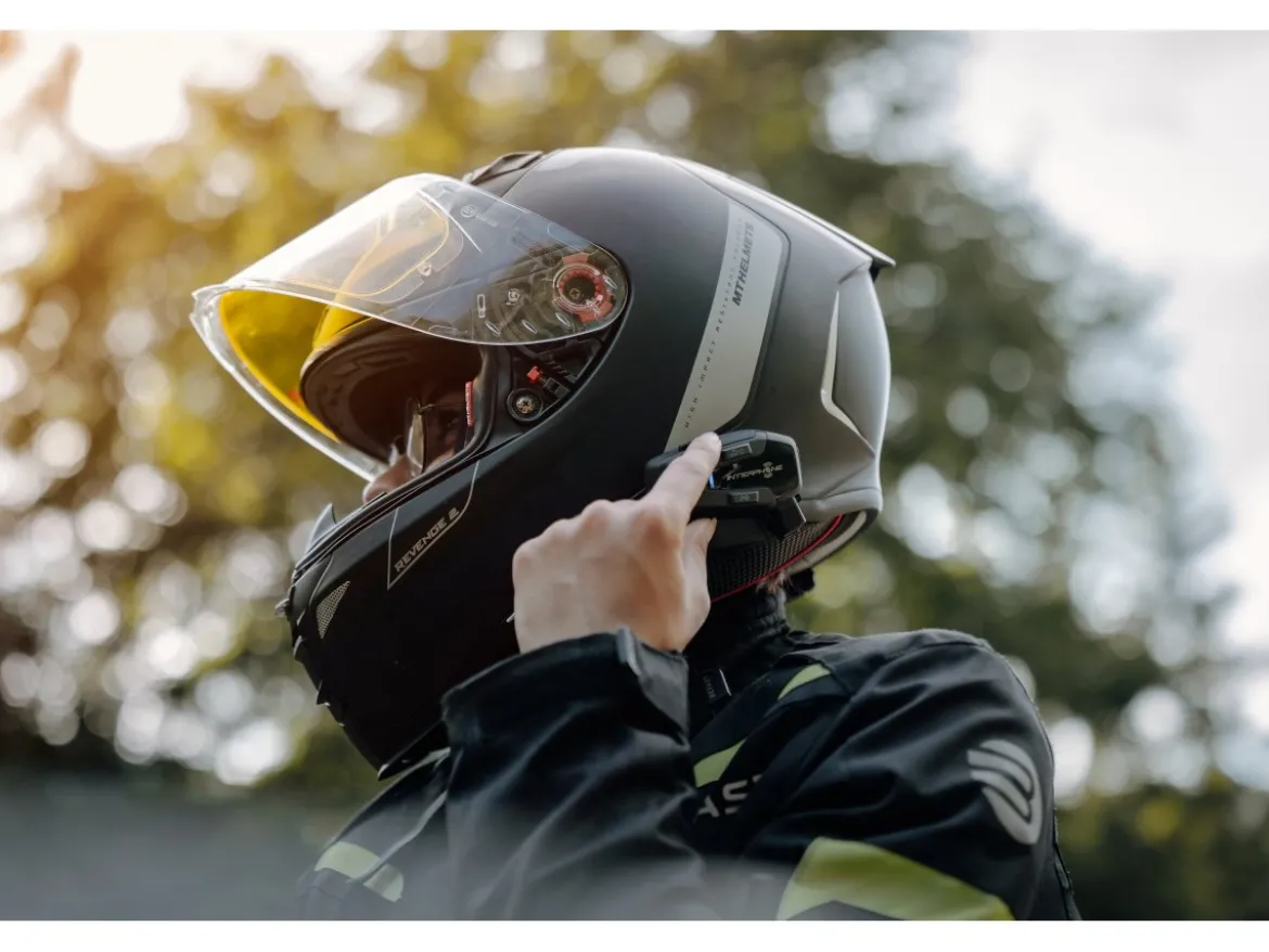 DOPPIO AURICOLARE BLUETOOTH UCOM6R DA CASCO INTERPHONE