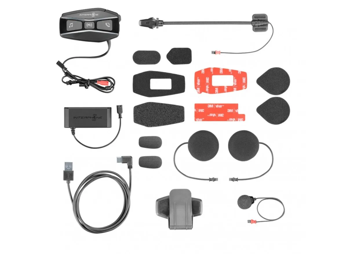 DOPPIO AURICOLARE BLUETOOTH UCOM16 DA CASCO INTERPHONE