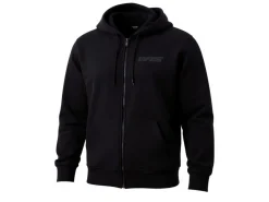 FELPA CON ZIP E CAPPUCCIO ORIGINALE WRS 100% COTONE LOGO NERO