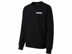 FELPA GIROCOLLO ORIGINALE WRS 100% COTONE LOGO BIANCO