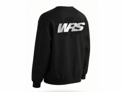 FELPA GIROCOLLO ORIGINALE WRS 100% COTONE LOGO BIANCO