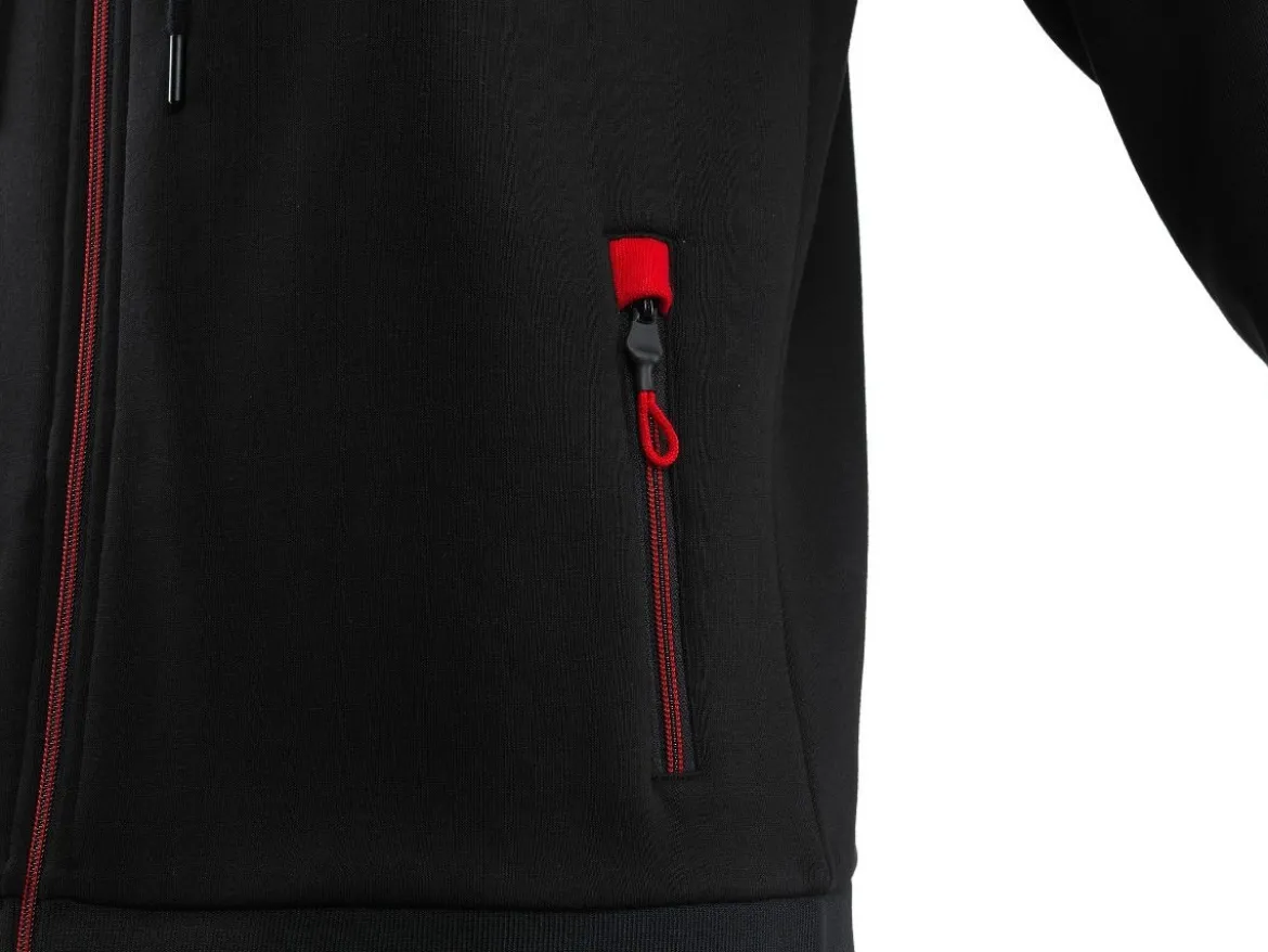 FELPA UOMO CON ZIP UFFICIALE AKRAPOVIC LINEA CORPO