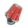 FILTRO ARIA RED FILTER E5 CON 48 PER CARBURATORI PHF 30-36 CROMATO MALOSSI GILERA RUNNER VXR 200 4T LC -2005