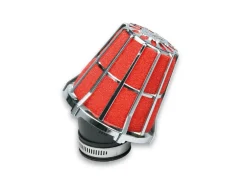 FILTRO ARIA RED FILTER E5 CON 48 PER CARBURATORI PHF 30-36 CROMATO MALOSSI DERBI GP1 125 4T LC EURO 2-3