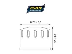 FILTRO OLIO MOTORE ISON BMW HP4 / RACE 2013-2018