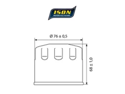 FILTRO OLIO MOTORE ISON DUCATI SS 750 1991-1998