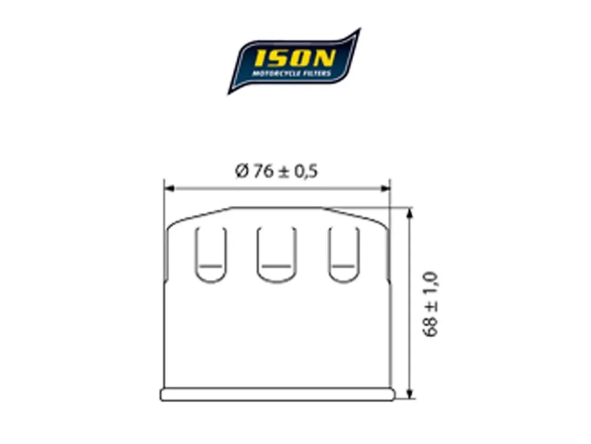 FILTRO OLIO MOTORE ISON DUCATI MONSTER 797 / + 2017-2019