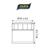 FILTRO OLIO MOTORE ISON YAMAHA FZ6 FAZER S2 2007-2010
